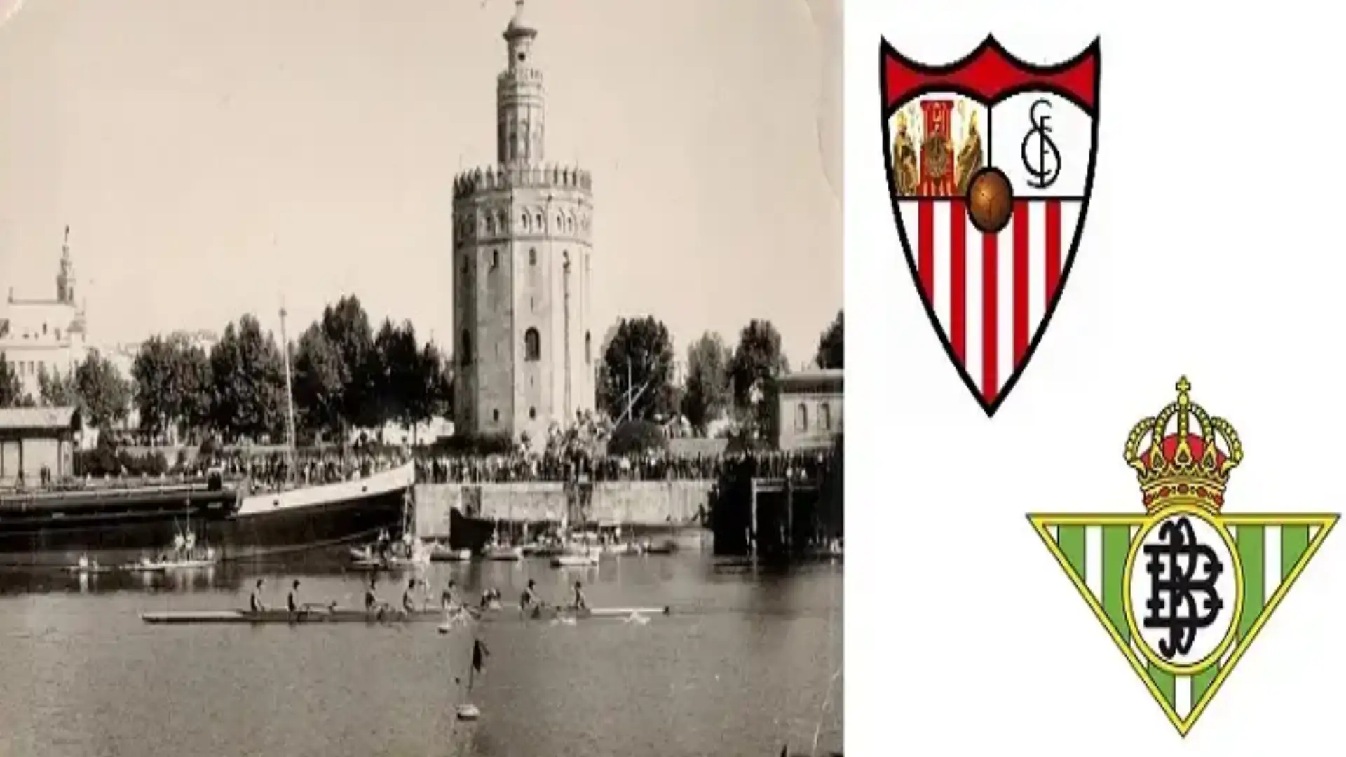 The Sevilla- Betis Regata: the healthy rivalry of football in the Olympic rowing.