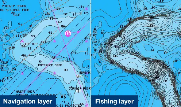 Navionics es también la líder en la cartografía para los pescadores deportivos, su gama Platinum tiene unas prestaciones espectaculares.