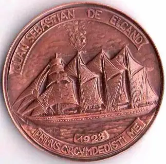 Medalla conmemorativa acuñada por el Salón Náutico de Barcelona.