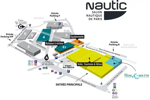 Plano Salon Nautico de Paris