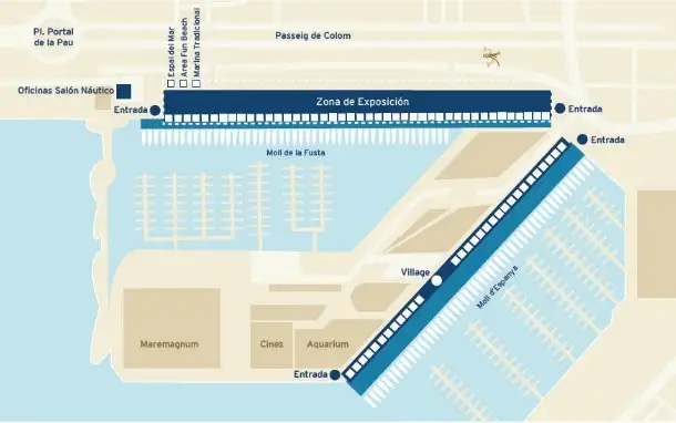 salon nautico - plano