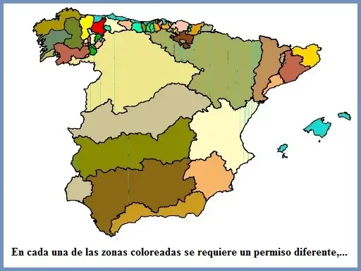 mapa piraguismo España