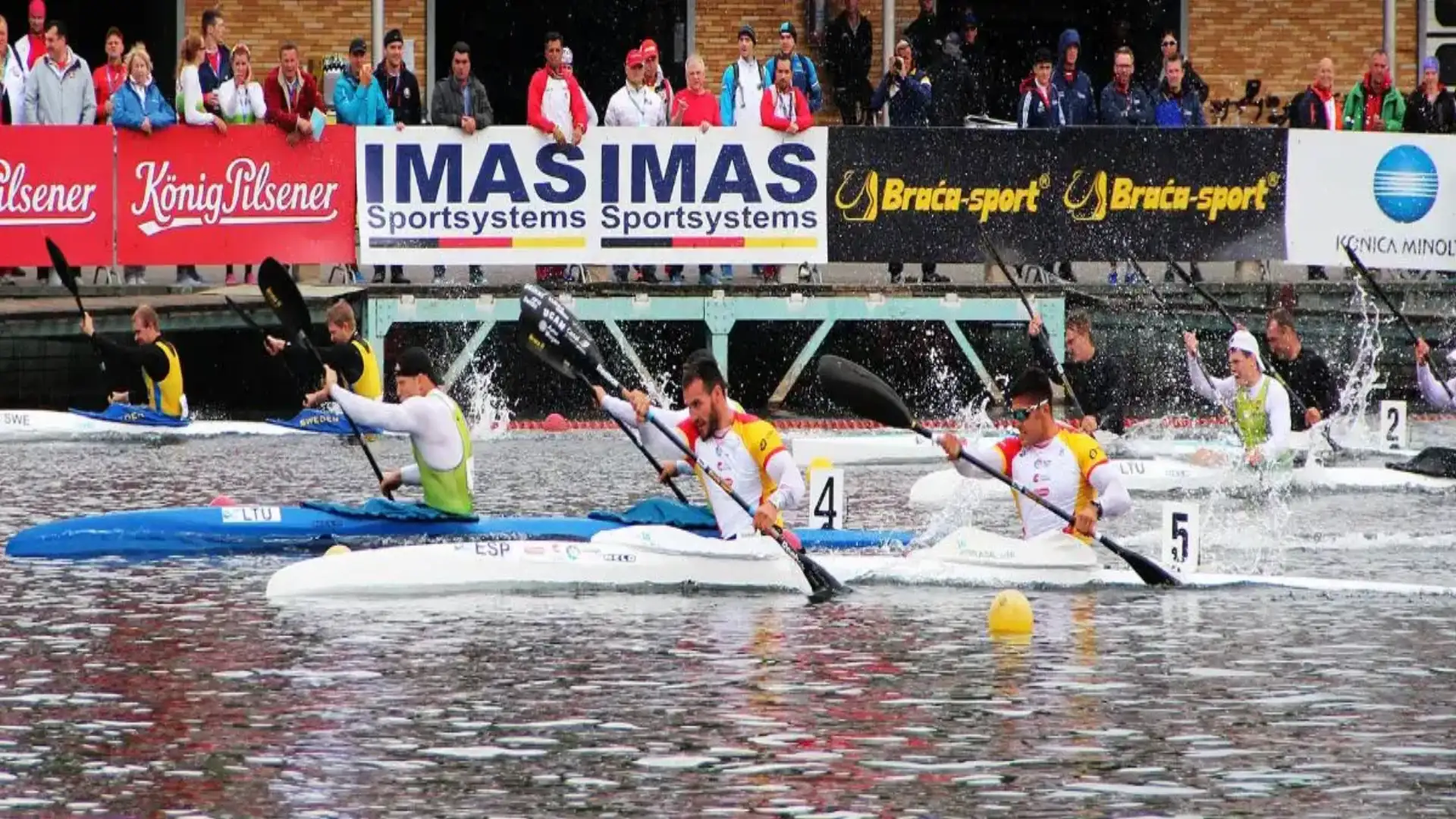 Success of the Spanish Team in the Duisburg Paracanoe Worlds, with 7 kayakists classified for Rio