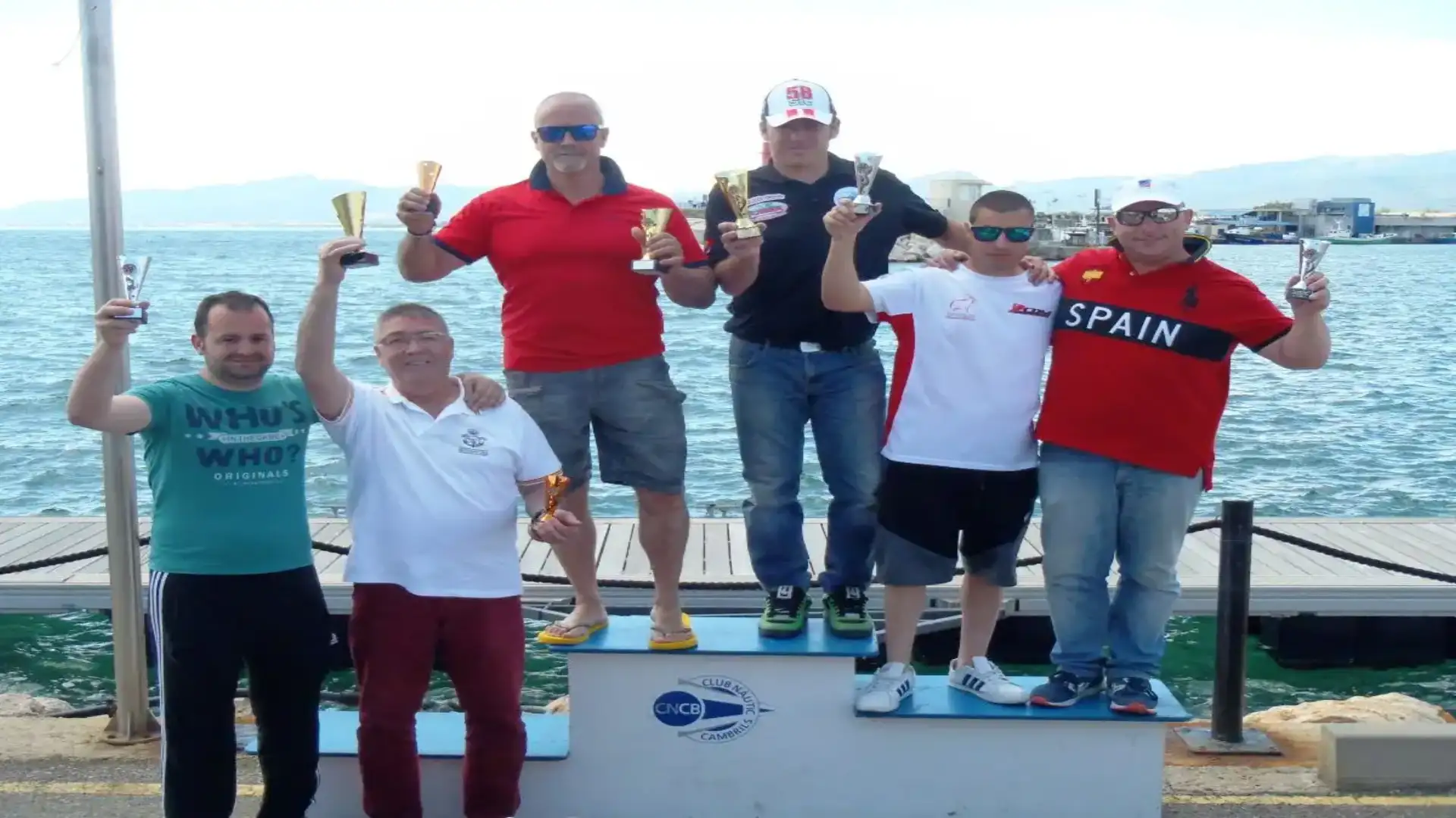 The Water Motorcycle Aragon Championship is held in the waters of Cambrils (Catalonia)