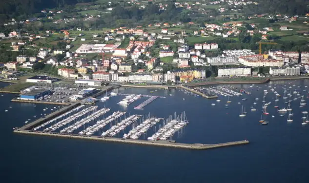 Marina Sada en la provincia de La Coruña.