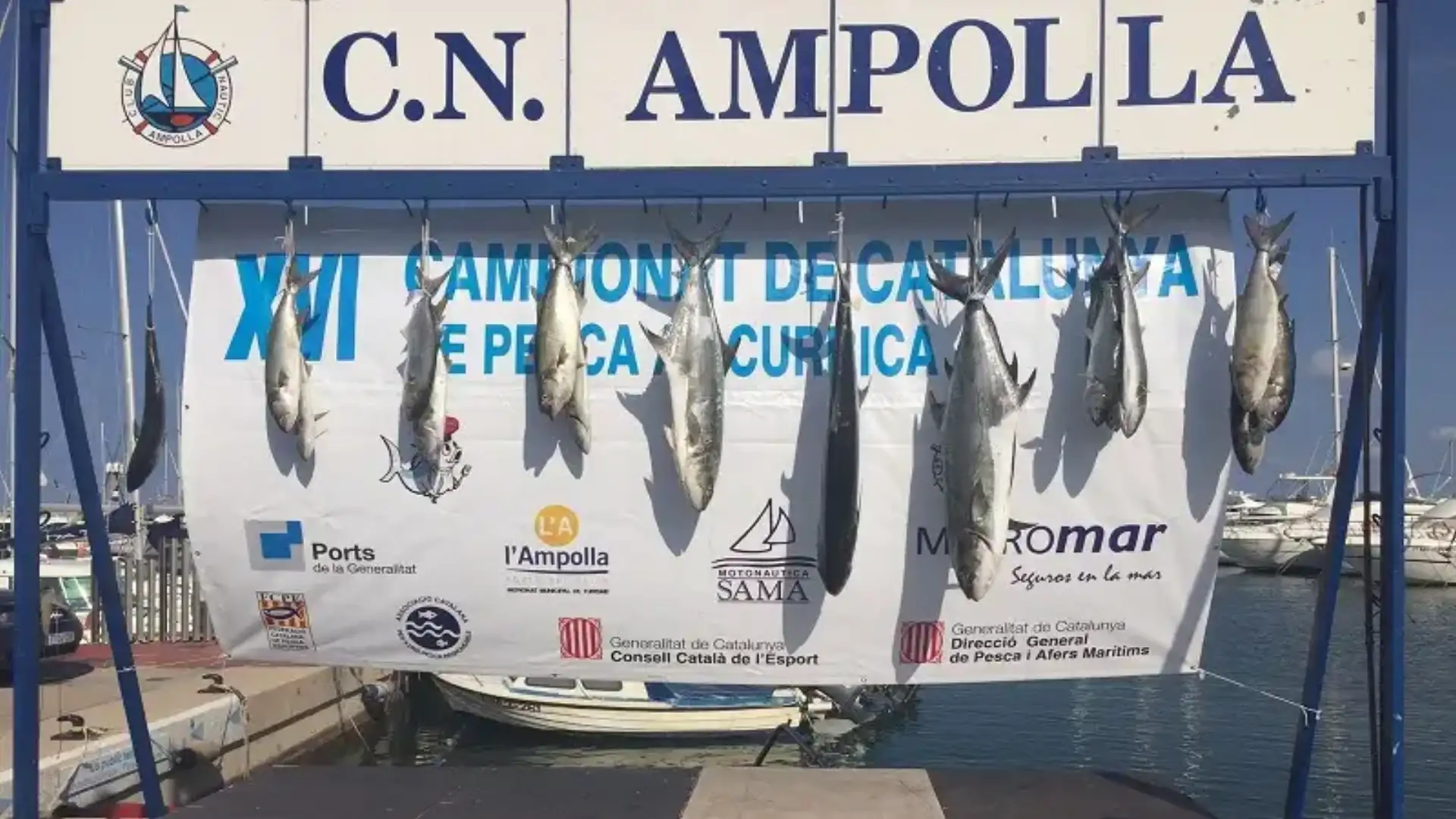 A lAire Champón de Cataluña de Pesca de Altura en el Metromar de L'Ampolla