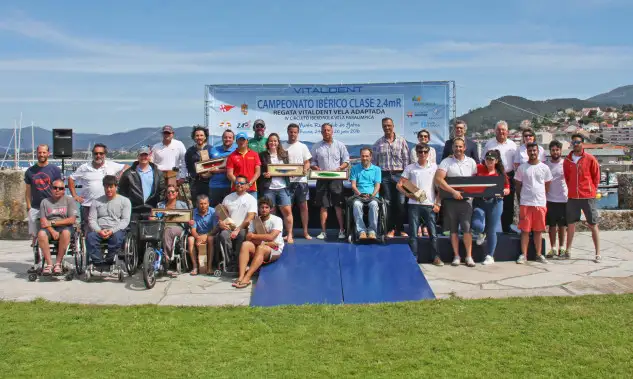 Foto de familia del Campeonato Ibérico en Baiona. Foto: Rosana Calvo