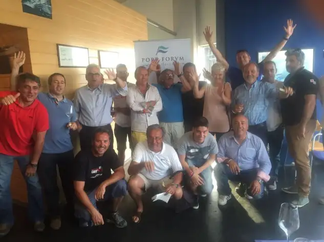 Los participantes en el Raid Motonáutico Mallorca.