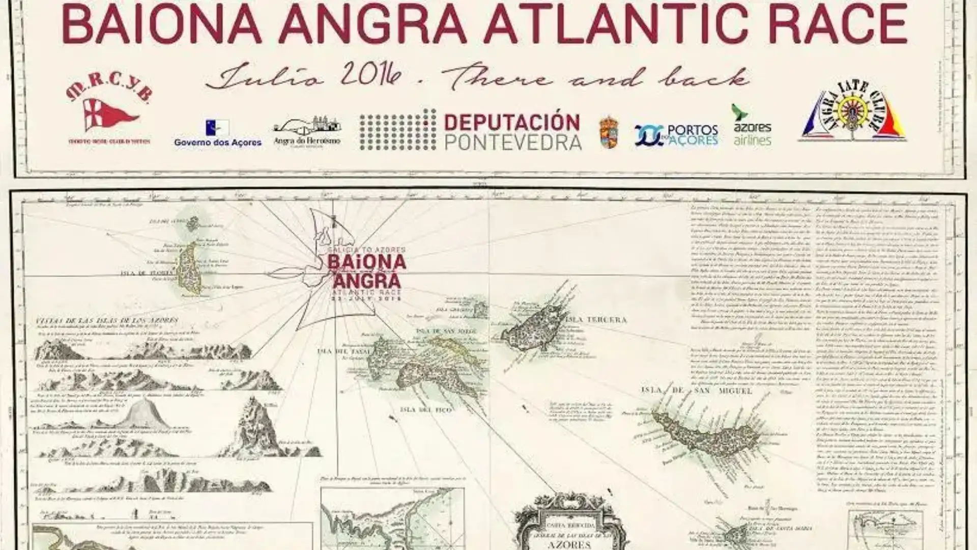 Prior to the Baiona-Angra Regatta (Azores)