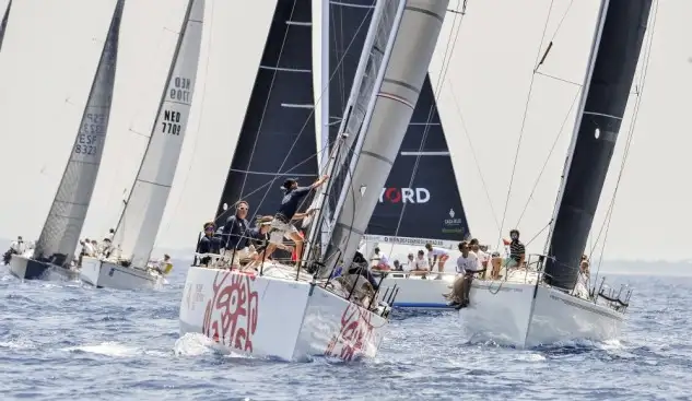 La flota de ORC 2 en acción. Foto: José Jordán