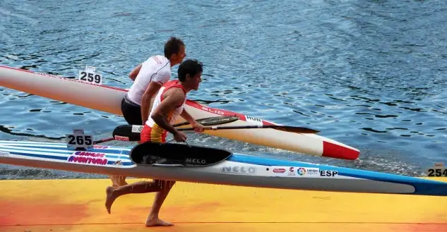 Muchísimo público y ambiente excelente. Hoy estuvo en Pontevedra José Ramón Lete Secretario General del Deporte Gallego (RFEP).