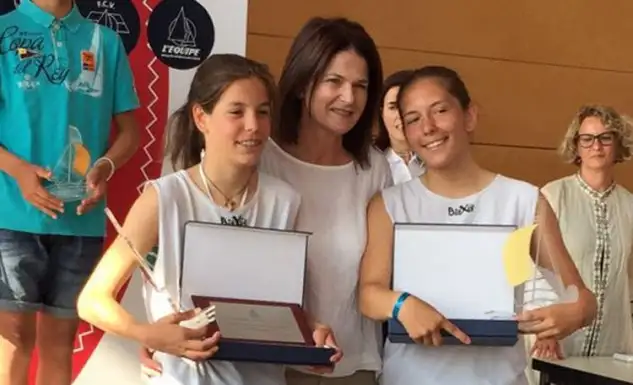 De izqda. a dcha. Carmen Coello, Julia Casanueva (Presidenta de la RFEV) y Lola Coello (Pep Portas).