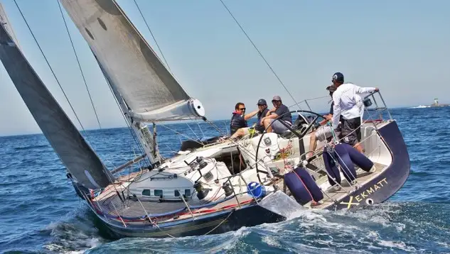 En la imagen de Rosana Calvo el "Xekmatt" de José Carlos Prista, poco después de la salida.