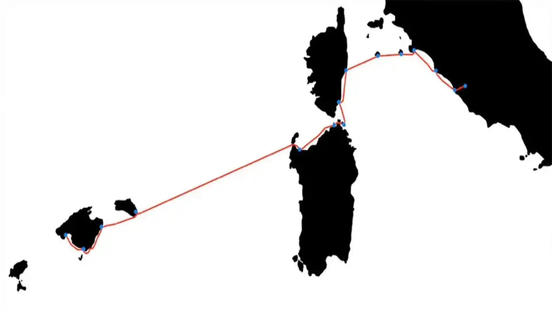 Trip between Palma and Rome in Piragua to win the Jubilee