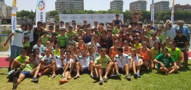 Los atletas del Club Náutico de Sevilla