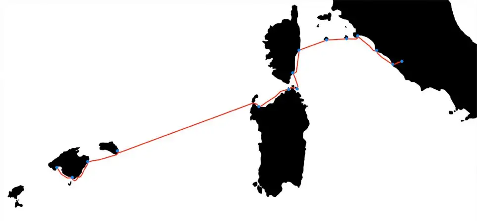 mapa-piragua-palma-roma-1950