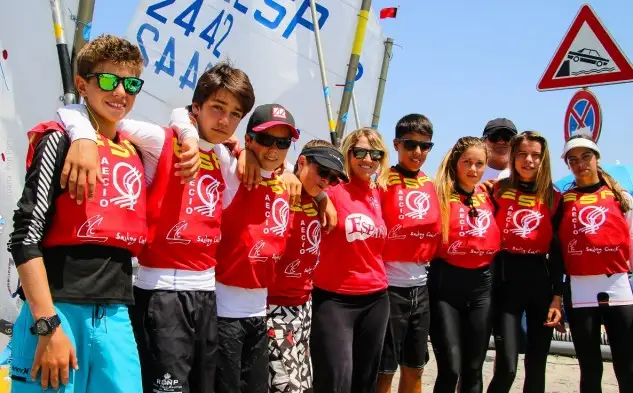 Enrique Uríos del Real Club Náutico de Valencia es el único componente del Equipo de España que no ha llegado a Crotone.