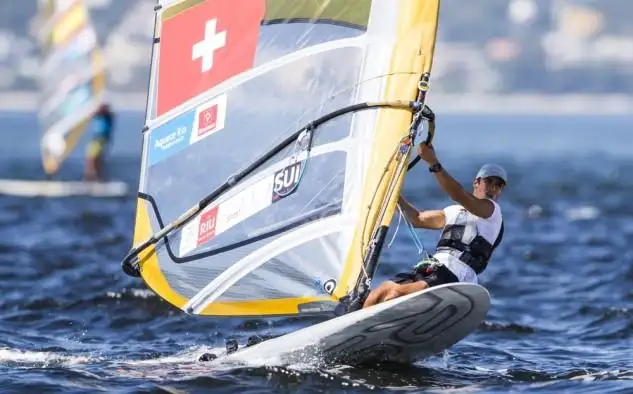 El balear Mateo Sanz navega bajo bandera suiza (Foto Pedro Martínez)