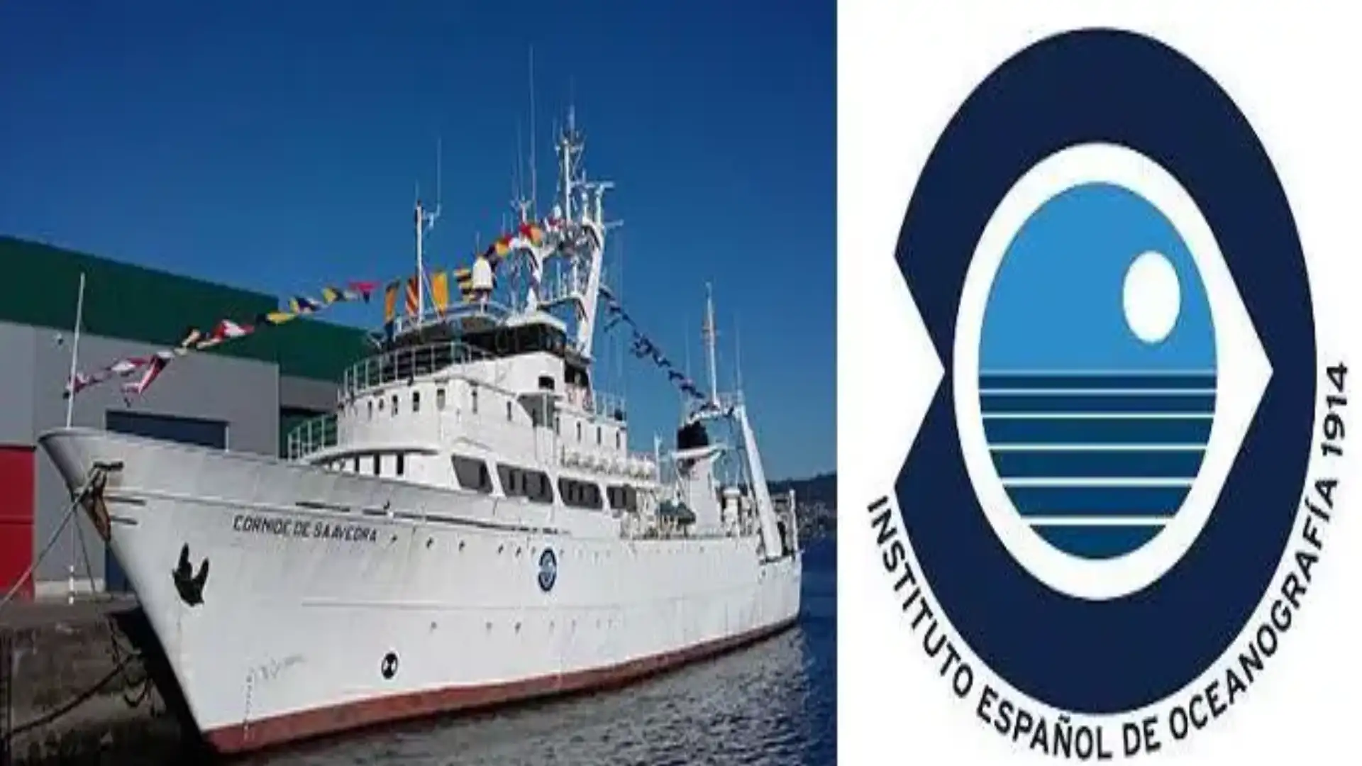 The IEO performs an act of tribute to the oceanographic ship Cornide de Saavedra