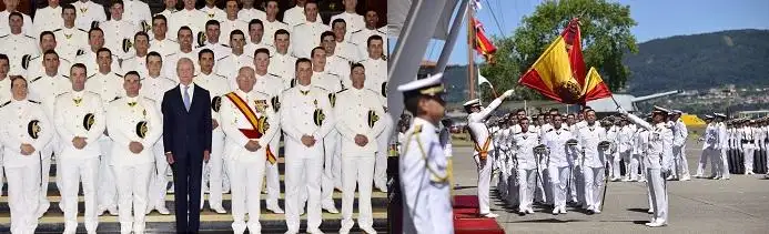 El Ministro en funciones Pedro Morenés, presidió el acto en Marín.