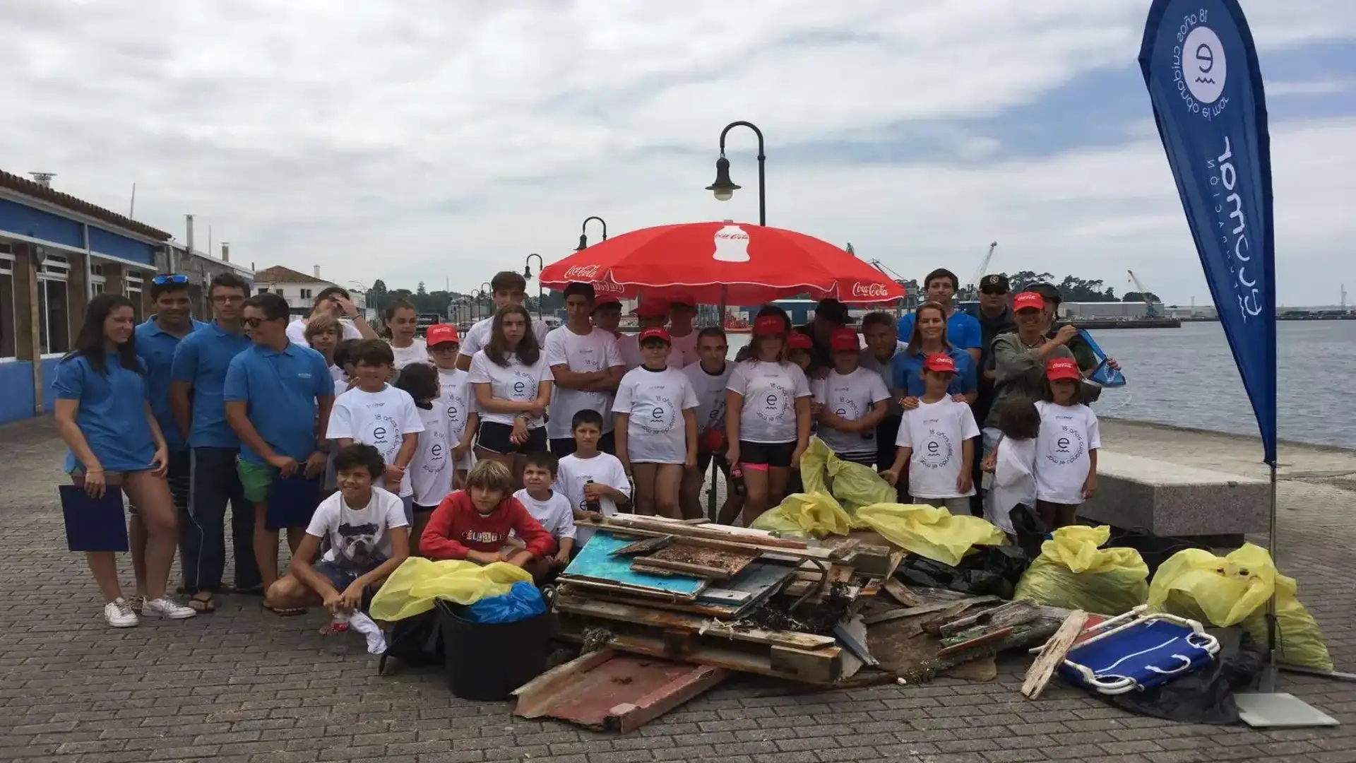 The Ecomar Foundation with Coca Cola in the Parque das Illas Atlánticas
