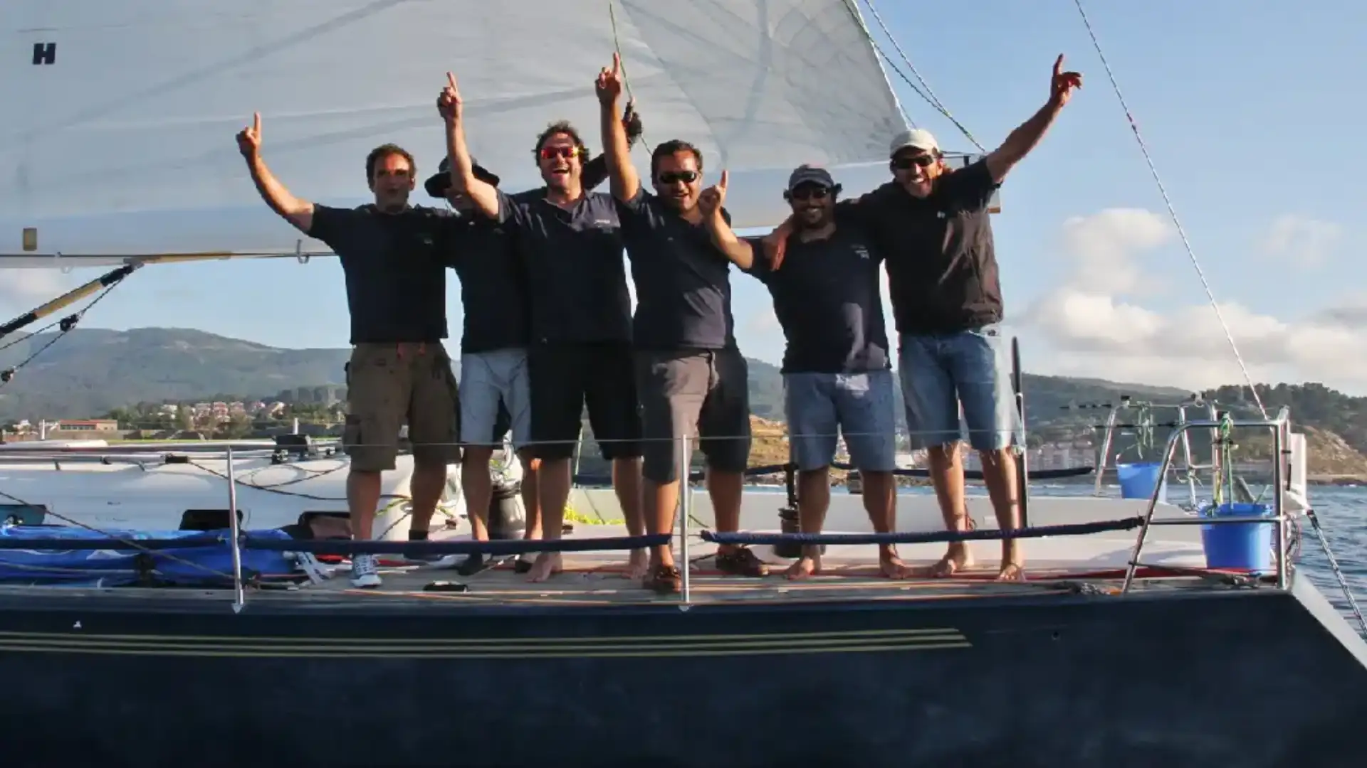 "Xekmatt," "Atlantis" and "Pakea-Cadenote" the podium of the Baiona-Angra Regatta