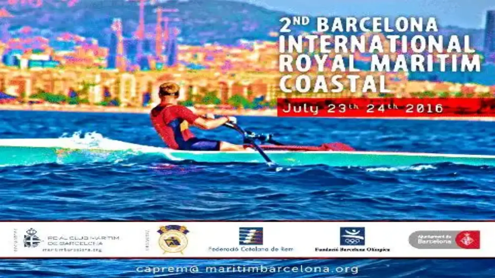 The International Royal Maritim Coastal Regatta is held in Barcelona