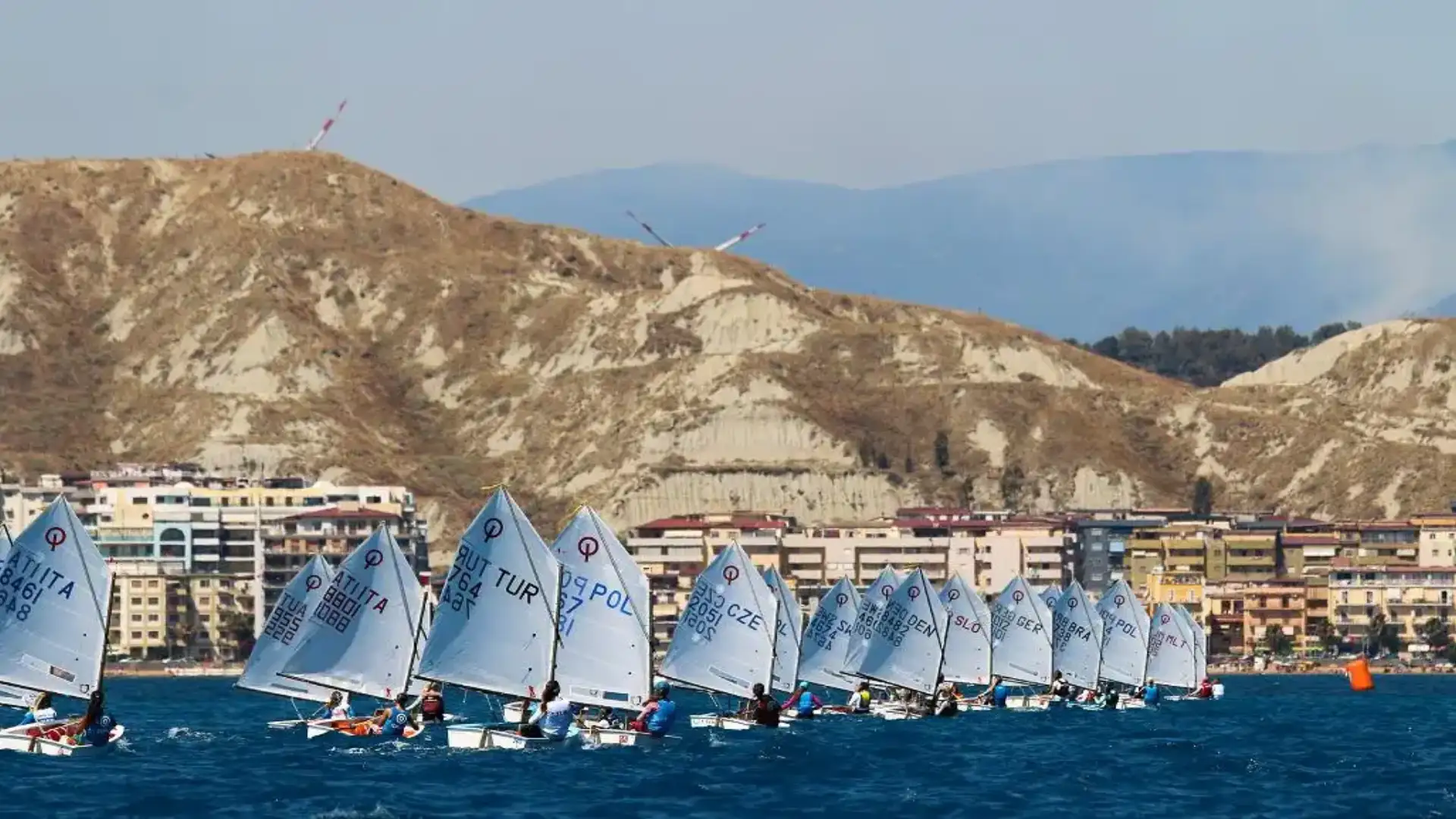 Well, the Navy in Crotone in the European Optimist, but no brilliance