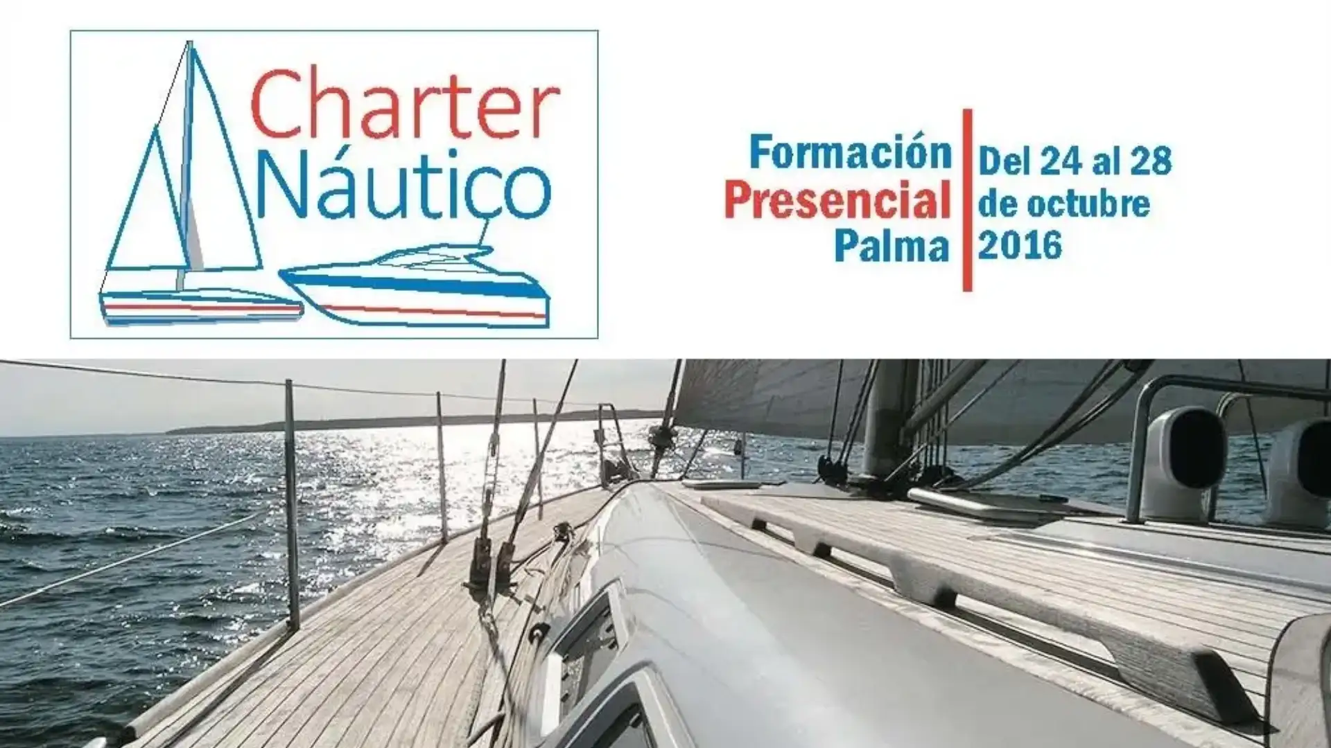 Interesting course on Nautical Charter in Palma de Mallorca Octobre 2016