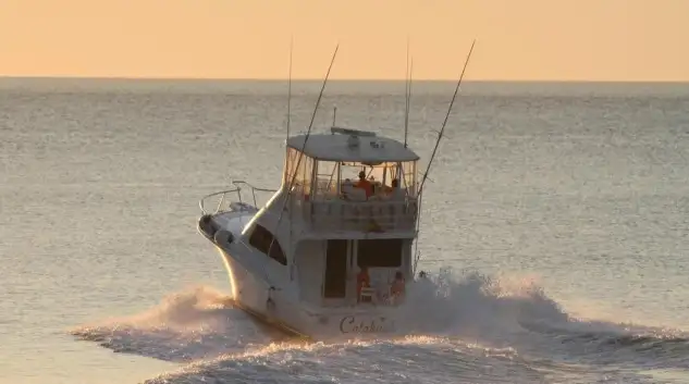 El barco valenciano "Calabuch" con base en Moraira, otro de los pesos pesados en Santander.