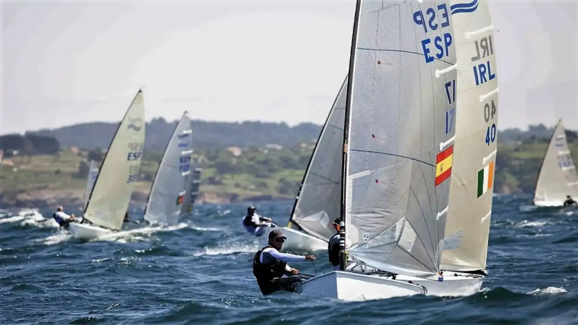 Pablo Guitián proclaims in La Coruña state champion of the Finn class