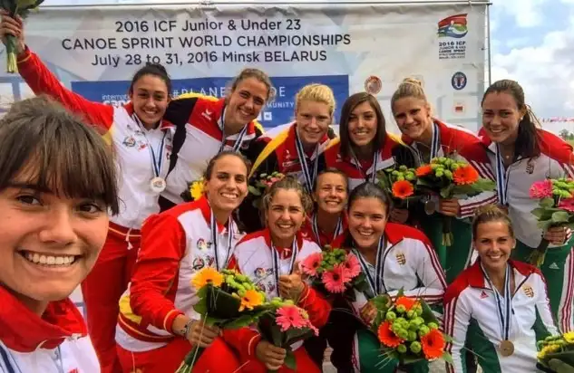 SARA, NATALIA, CAMILA Y BEGOÑA SUBCAMPEONAS DEL MUNDO S23