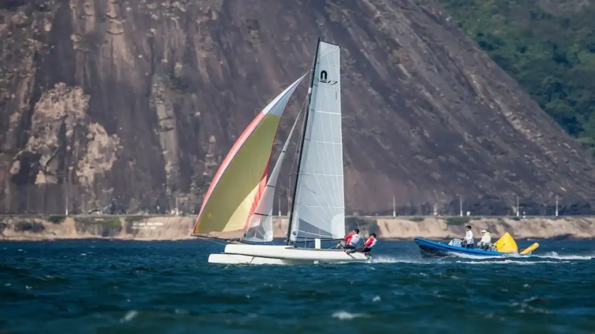 River 2016: Start the Sailing in Marina da Gloria. In Nacra we are represented Echavarri-Pacheco