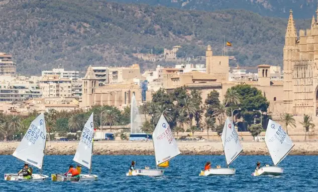 El equipo canario, el Real Club Náutico de Torrevieja, el Club Nàutic El Balís y Club Nàutic Arenal lucharán por estar en la gran final de mañana. La organización ha completado 42 "asaltos" en dos días de competición. El Embat ha vuelto a propiciar una magnífica jornada de regatas (Nico Martínez)