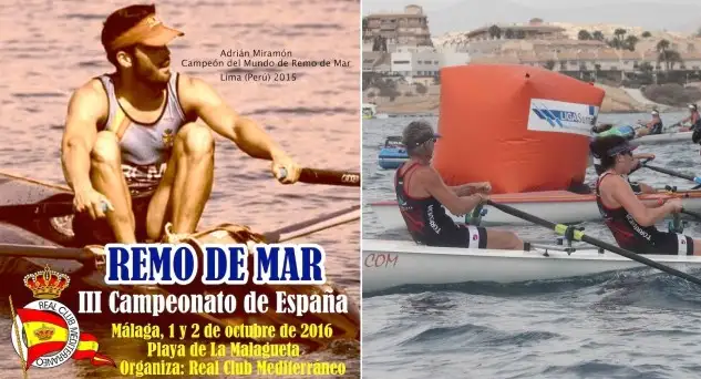 La Ciudad de Málaga una cita de lujo para el remo de mar español
