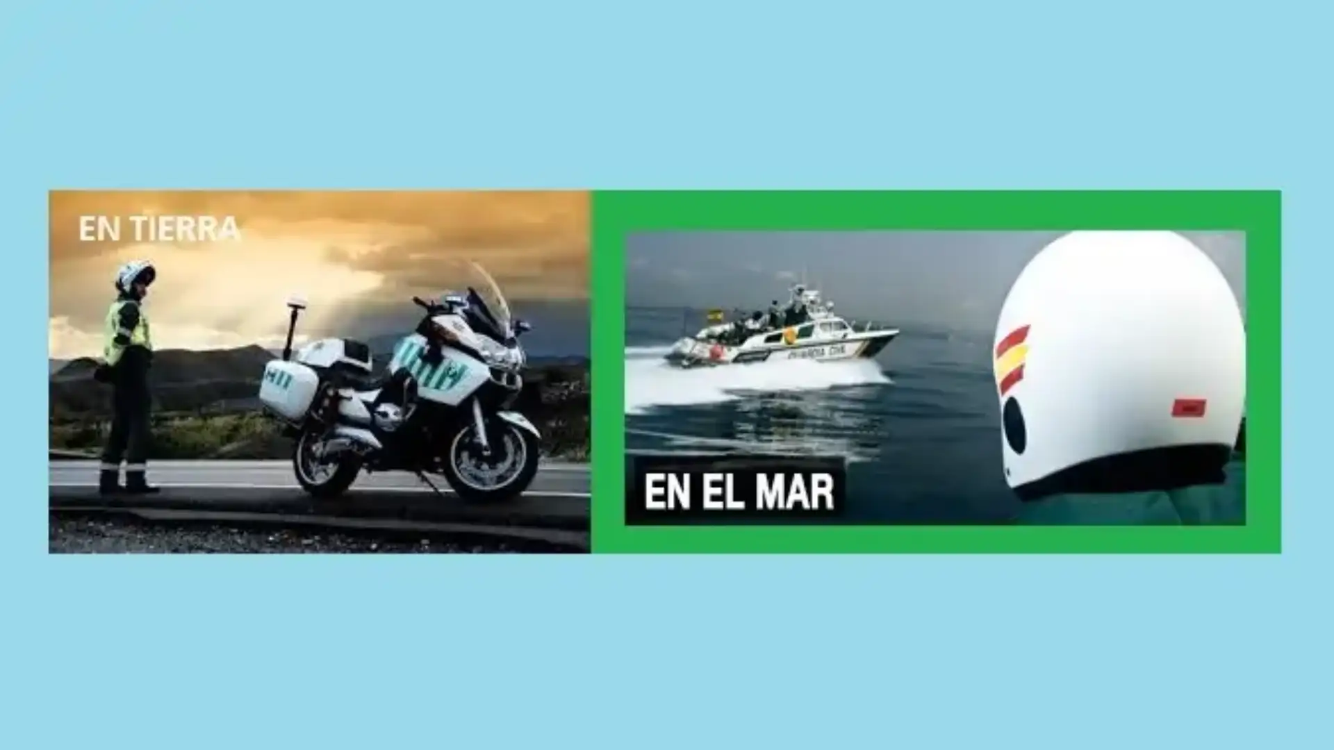 Comparative examples between the Civil Traffic Guard and the sea