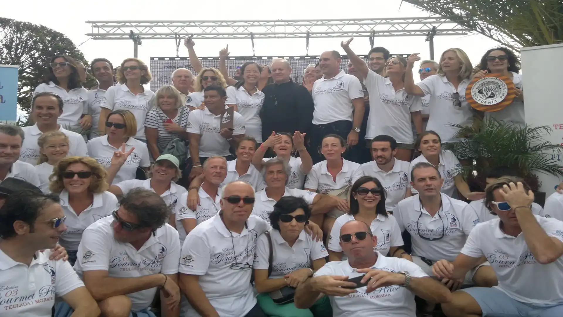 The French Joël Robuchon, with 30 stars Michelín, president of the Gourmet Race of Moraira