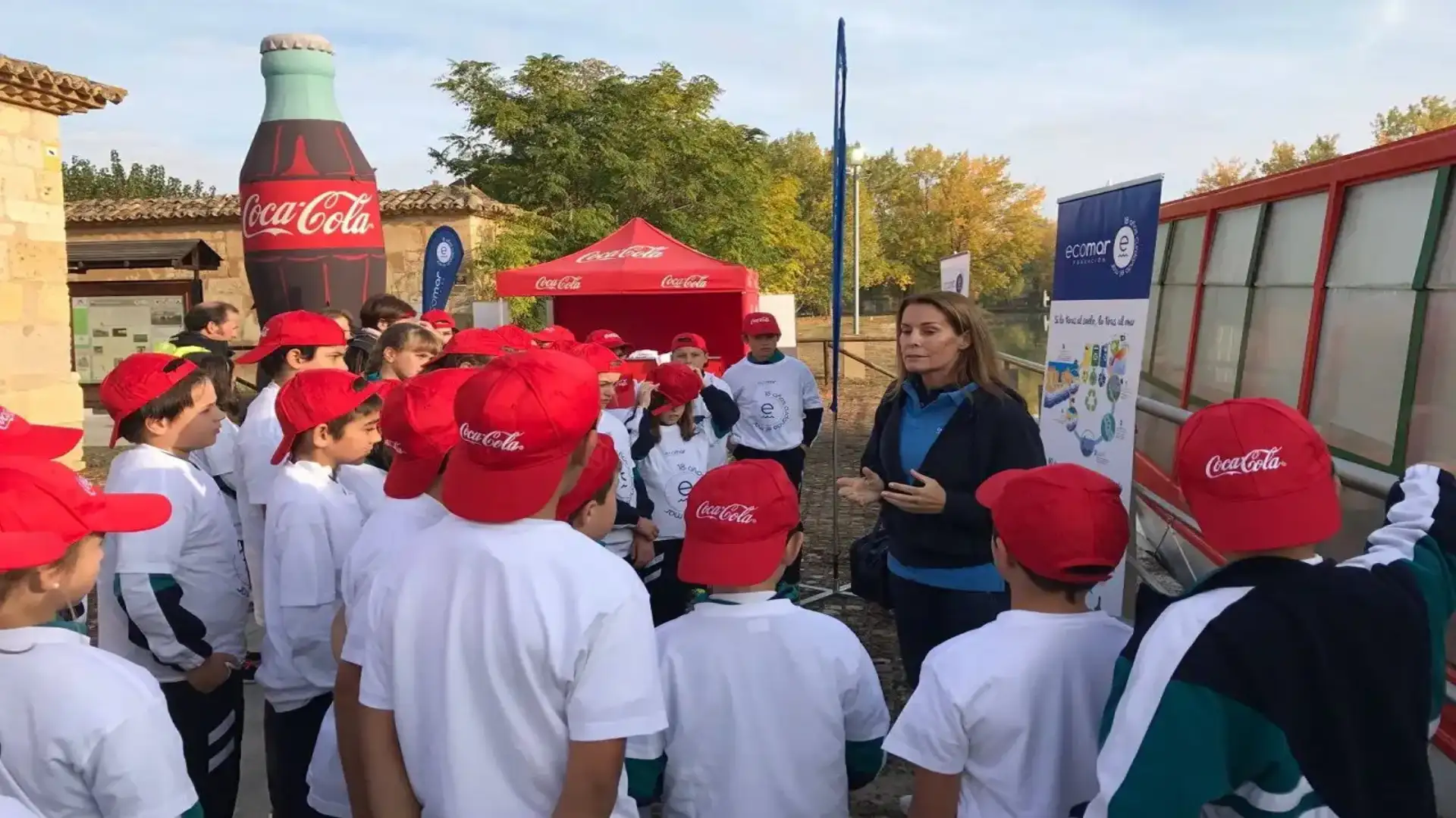 The Ecomar and Coca-Cola Foundation in Medina de Riyeco in the historic Canal de Castilla