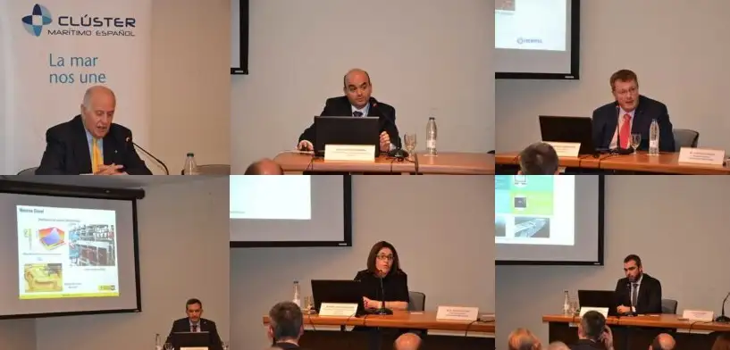 El Clúster Marítimo Español (CME) celebró un nuevo Encuentro con la Mar bajo el título “Eficiencia Energética Marina”. Al acto asistieron compañías representativas de diversos ámbitos del sector naval, que expusieron las últimas novedades y normativas aplicables en el entorno marítimo, con el fin de hacerlo energéticamente más eficiente