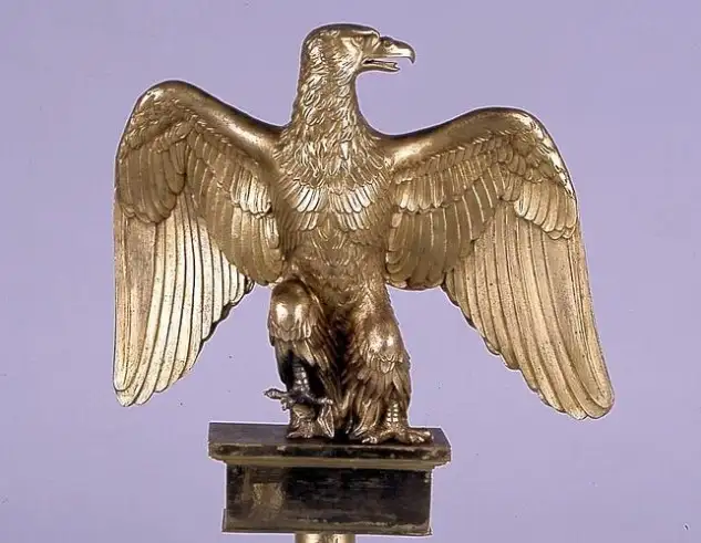 Está expuesta en el Museo Naval de Madrid y es la única águila napoleónica marítima que puede verse en un museo público en el mundo