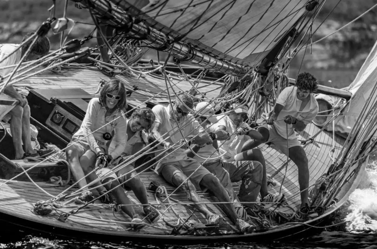 El premio especial Yacht Racing Forum fue para el autor de esta excepcional fotografía, el mallorquín Nico Martínez. Para el vizcaíno Luis Fernández el tercer premio.