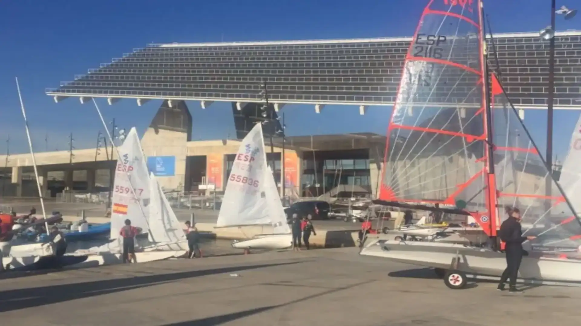 The BISC Barcelona base of the concentration of double classes of the Spanish de Vela