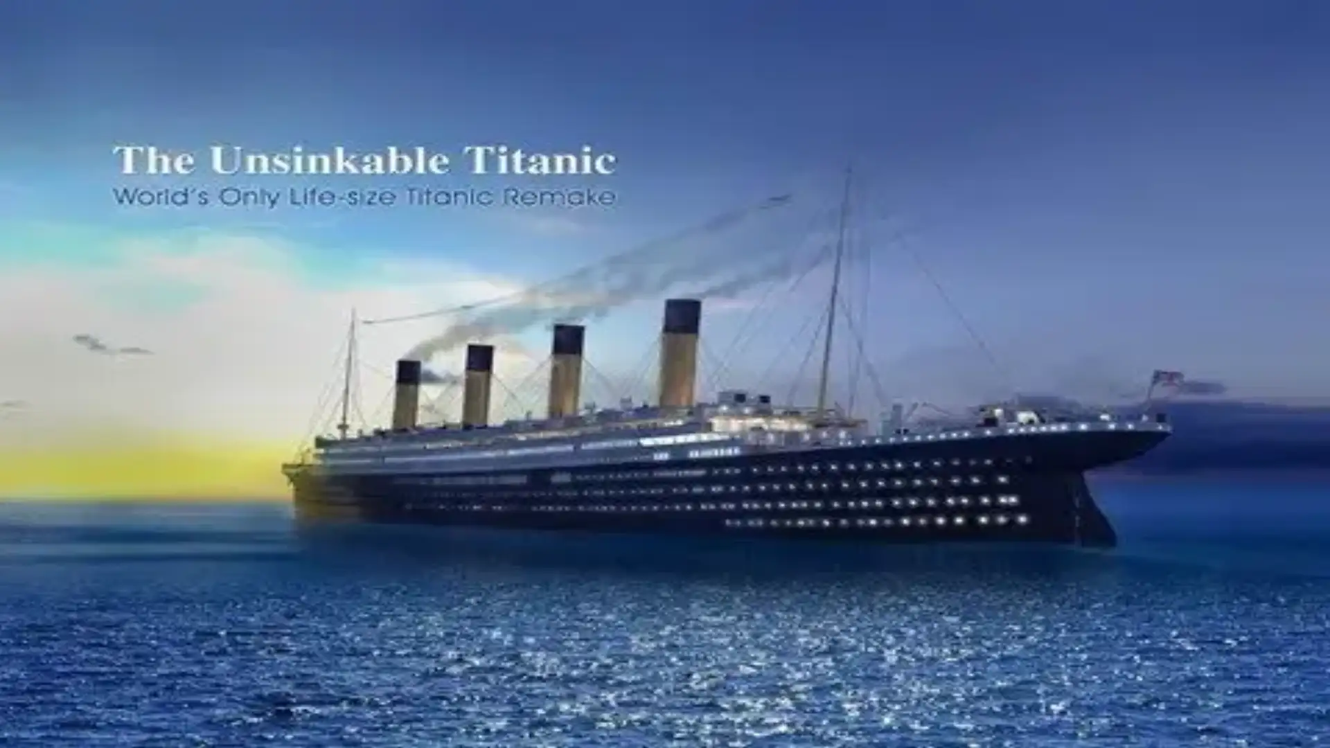 The construction of a replica of the Titanic begins in China