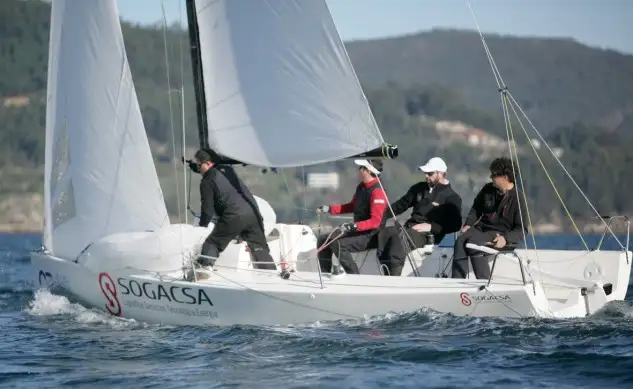 Tripleta de lujo por el momento en el podio: Bermúdez de Castro, Gonzalo Araújo y Pablo Iglesias (Foto Juan Caballero)