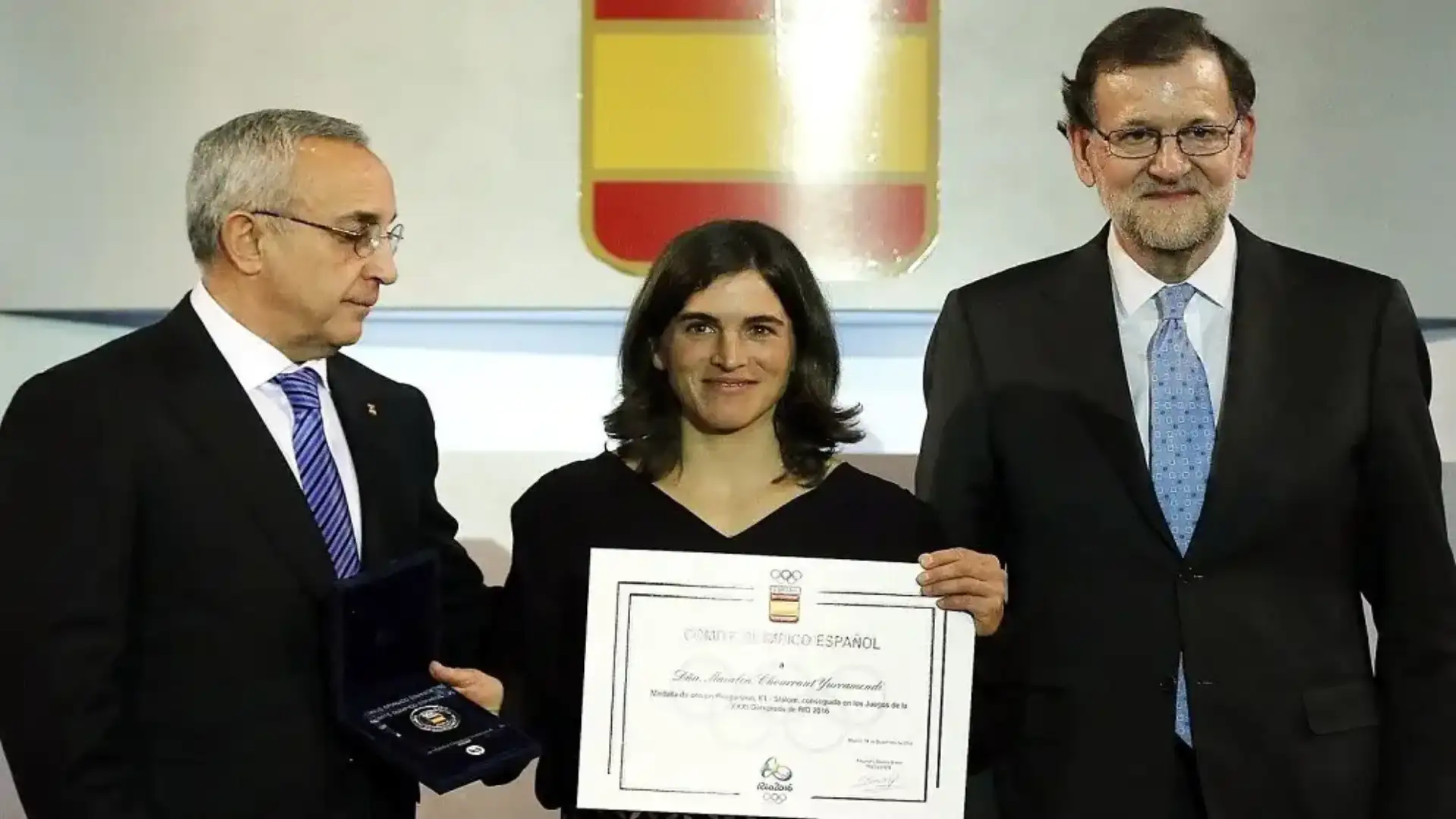 Tribute to Olympic Pyragüism Medallists in the COE Gala