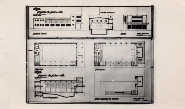El proyecto de piscina fue abordado por la Guerra Civil (Colección Seoane&Prado)