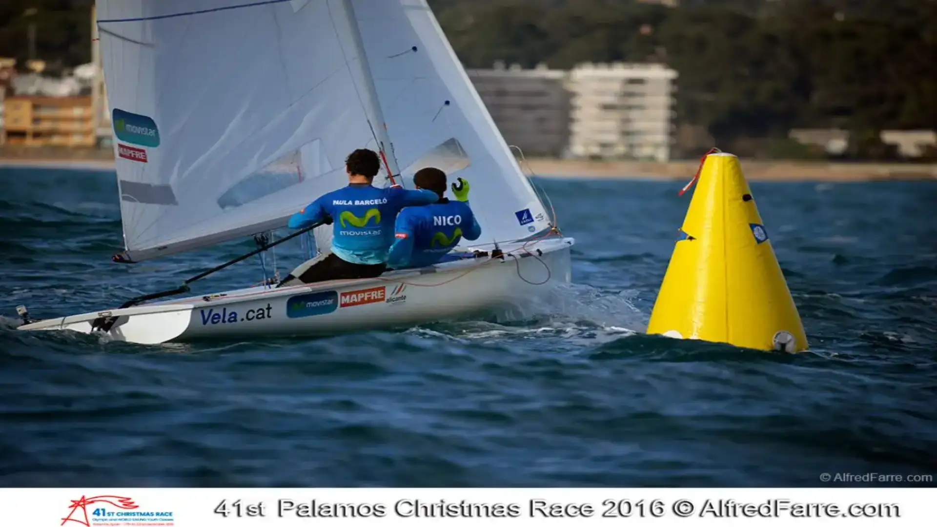 For Xammar and Rodríguez la Christmas Race (470 Male) in Palamós