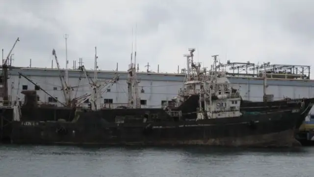 El Pong Lim 11" tras ser reflotado (Foto Canary Ports)