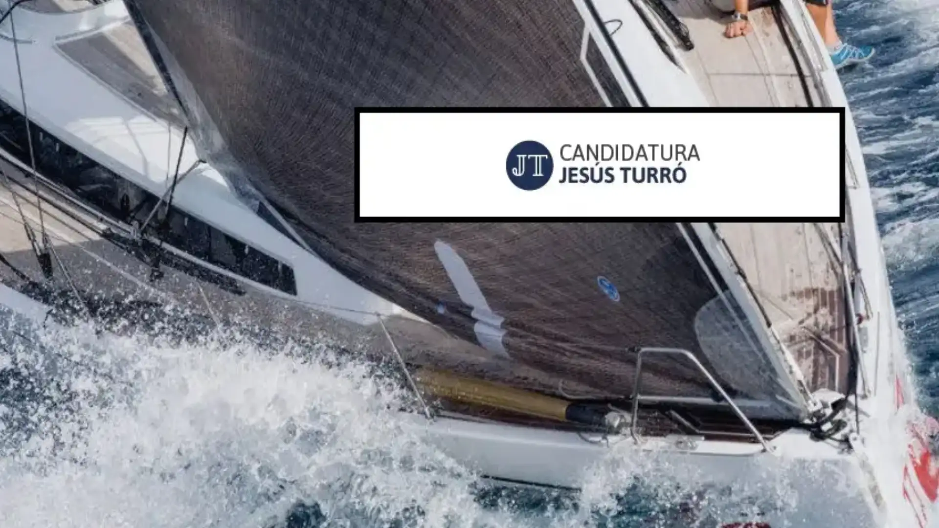 Jesús Turró presents his credentials for the presidency of the Spanish de Vela