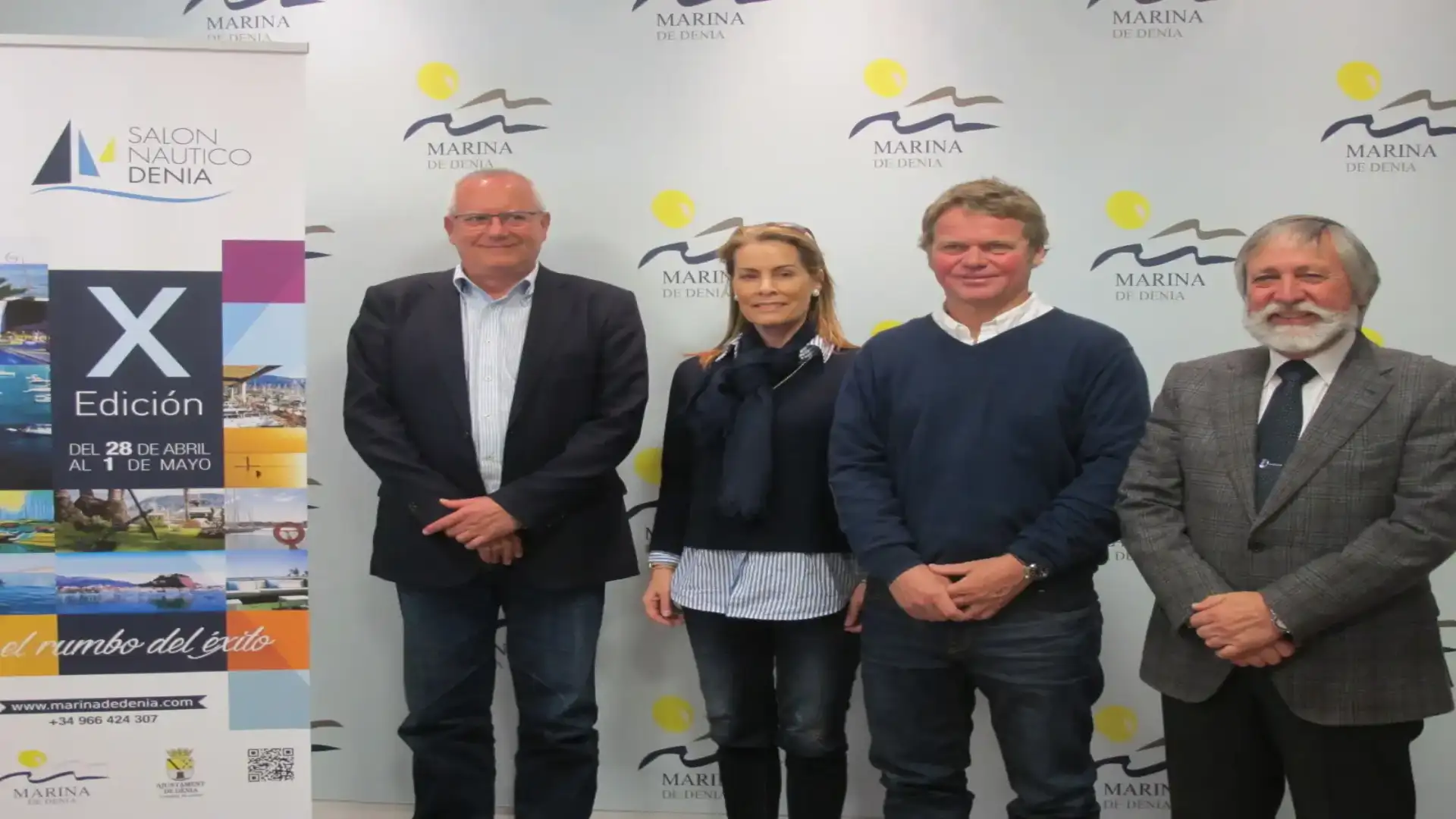 Theresa Zabell and Alex Pella present the X Nautical Hall of Denia